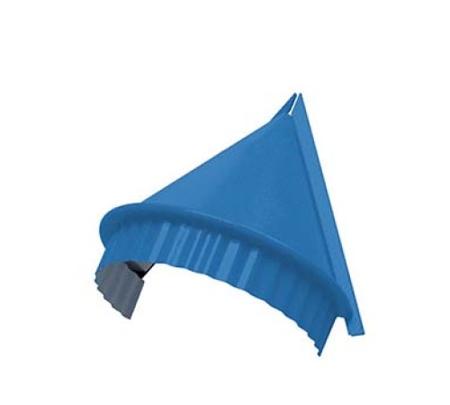 Заглушка конька круглого конусная-0,45 Полиэстер RAL5015