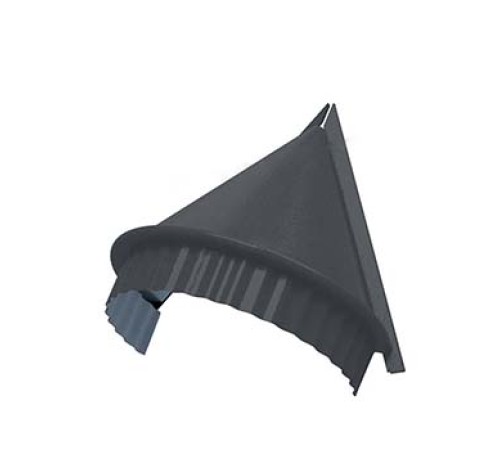 Заглушка конька круглого конусная-0,45 Viking RAL7024