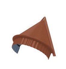 Заглушка конька круглого конусная-0,5 Norman RAL8004