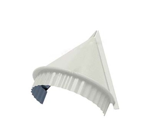 Заглушка конька круглого конусная-0,5 Norman RAL9002