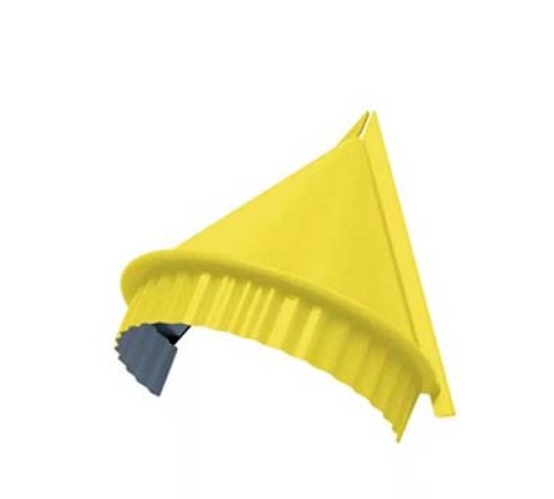 Заглушка конька круглого конусная-0,5 Norman RAL1018